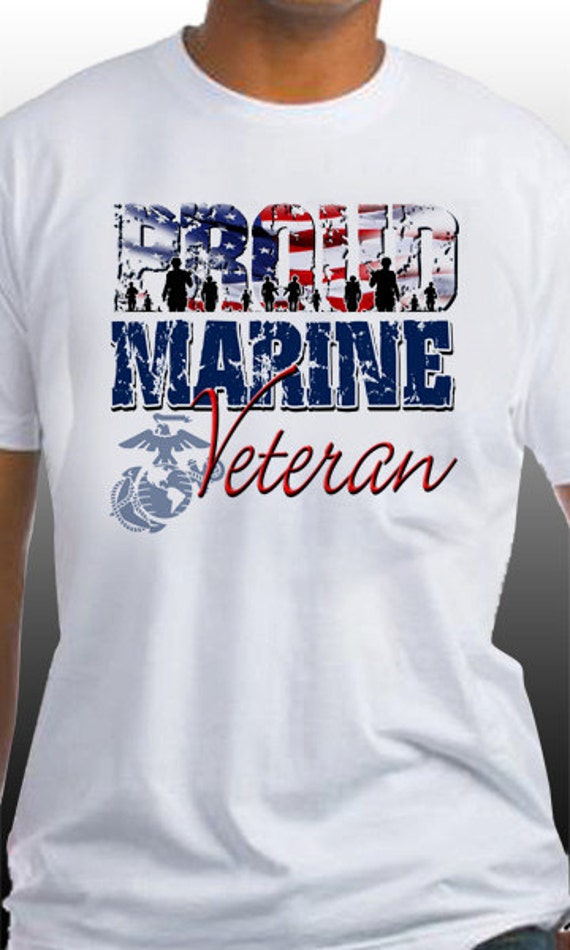 Proud Marine Veteran T-Shirt