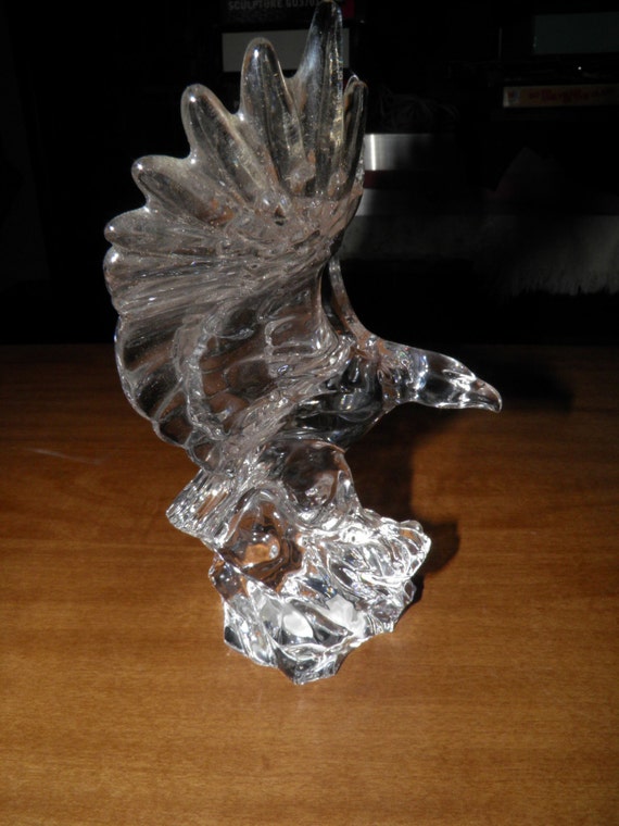 Princess House Wonders Of The Wild Eagle Crystal Figurine