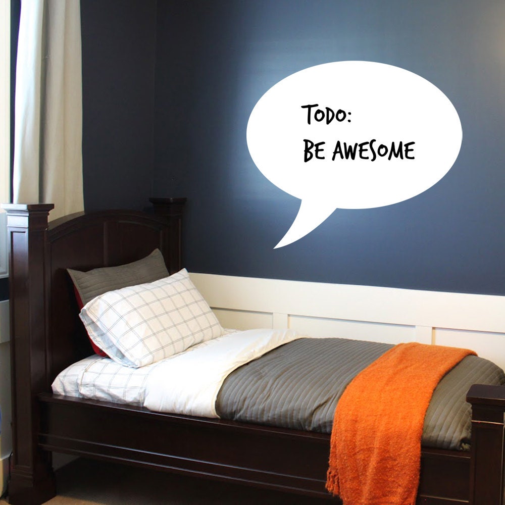 Dry Erase Speech Bubble by LighthouseDecals