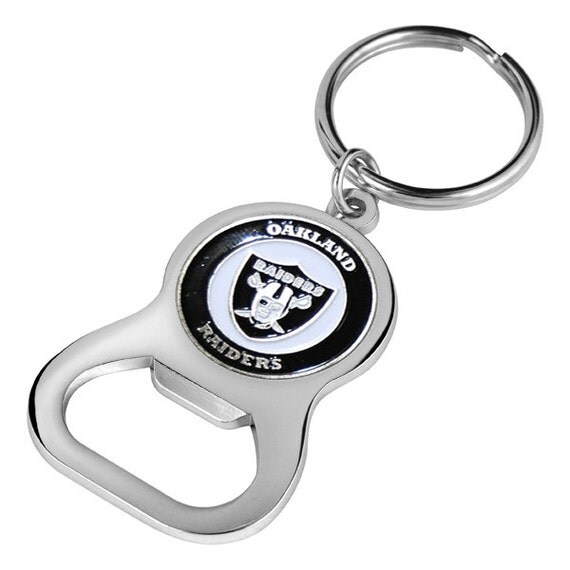 Oakland Raiders Keychain Bottle Opener