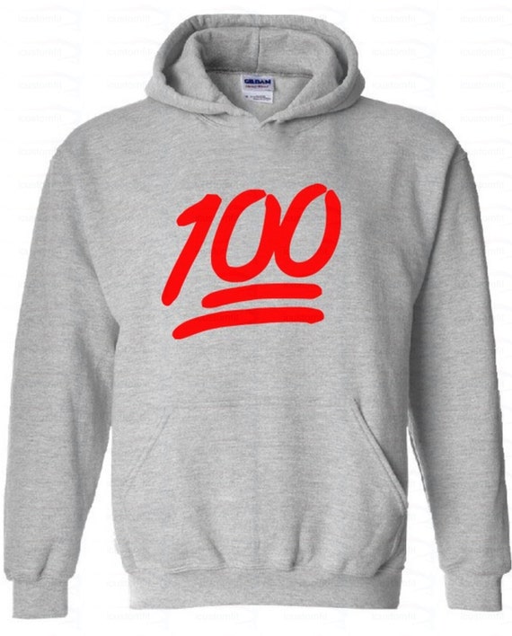 100 Emoji Hood Sweatshirt Emoji Hoodie Emoji Hoodies by icustomfit