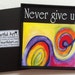 NEVER Doubt MARGARET MEAD 5x7 Inspirational Quote by Heartfulart