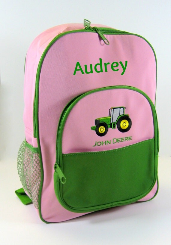 Licensed John Deere Backpack in Pink
