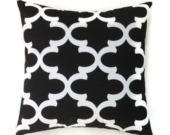 black pillow 16x16 pillow cover decorative pillows moroccan couch pillow modern accent - Black Decorative Pillows black pillow 16x16 pillow cover decorative pillows moroccan couch pillow modern accent - Black Decorative Pillows
