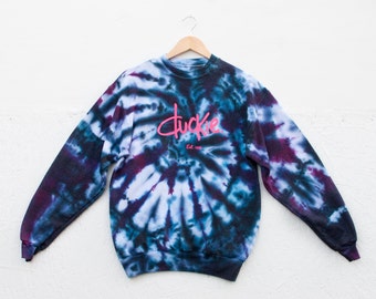 Coral Terrace Tie Dye Pocket Crew main image 1