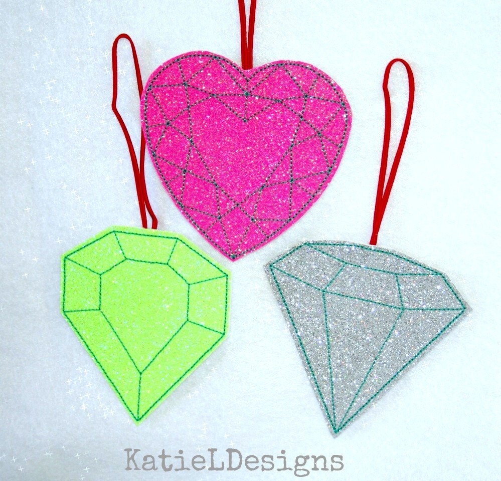 in the hoop gem ornaments set machine embroidery design in the hoop gem ornaments set machine embroidery design