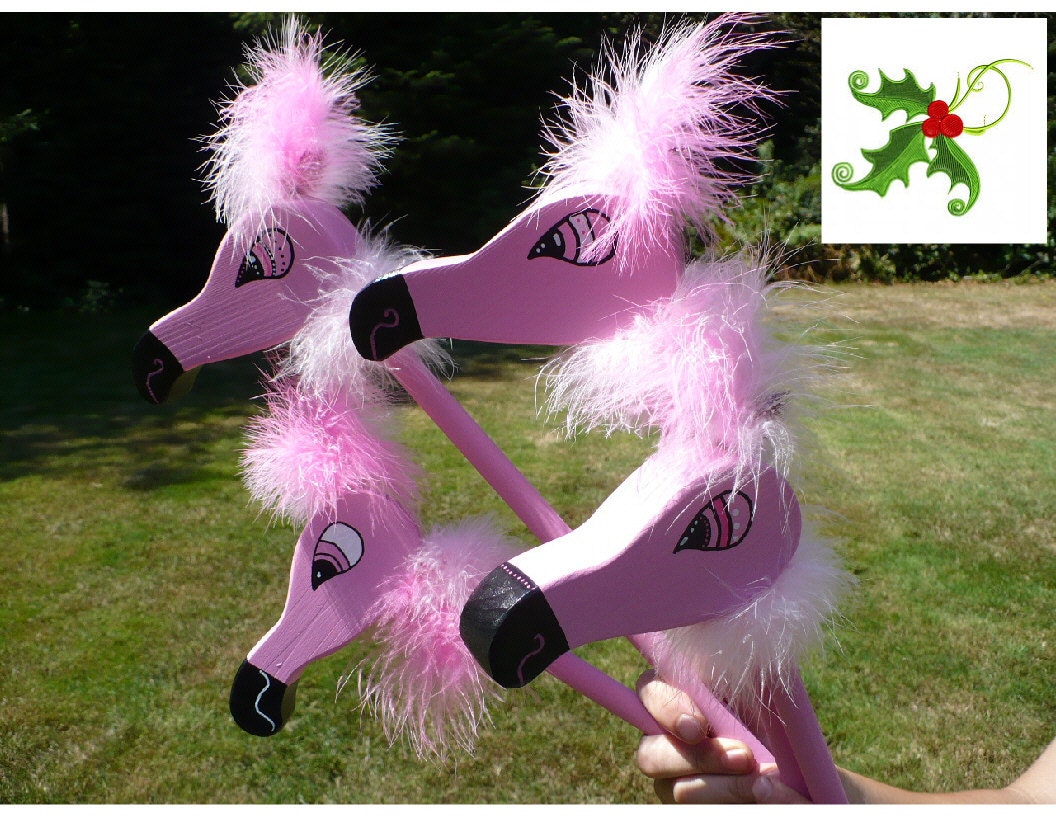 Alice In Wonderland Flamingo Croquet Set By OregonJodyandCrew