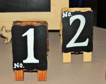Rustic Chalkboard Signs Easel