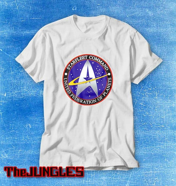 Star Trek Logo StarFleet Shirt Men Awasome Clothing by TheJUNGLES