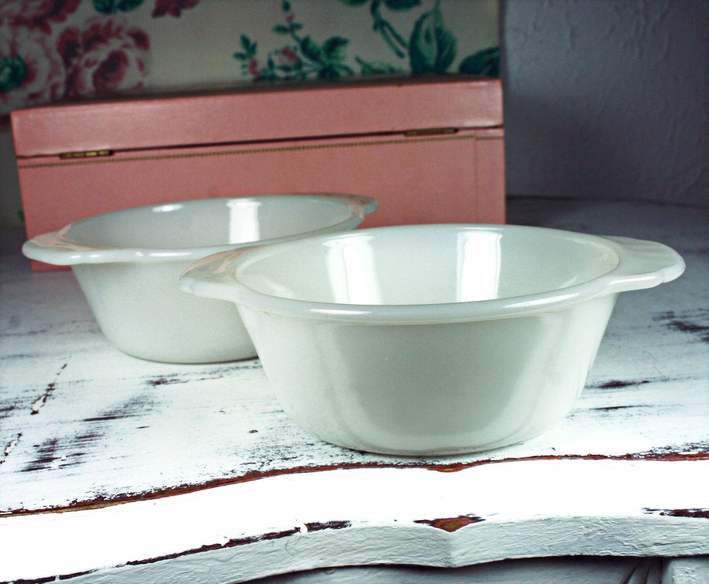 Vintage FIREKING Ovenware 8 Oz. Baking Dishes by hollyrockvintage