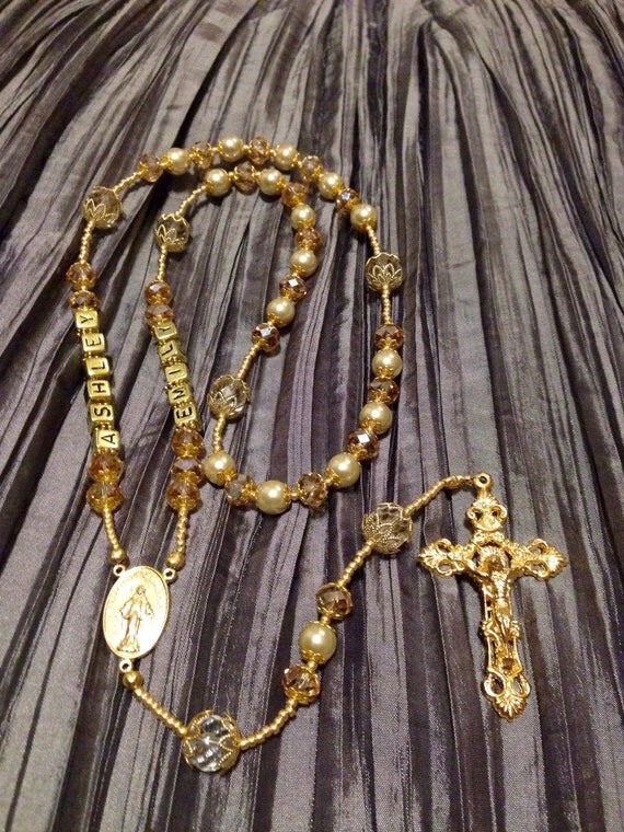 Personalized Rosary With Names