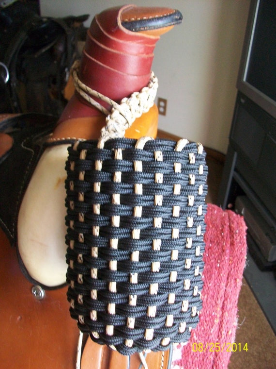 Saddle Horn Drink Holder Tan by SaddleHornCreations on Etsy