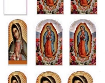 Virgen de Guadalupe Nails Decals