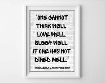 Popular items for virginia woolf quote on Etsy