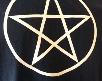 Pentacle t-shirt , pentagram t-shirt , pagan design t-shirt
