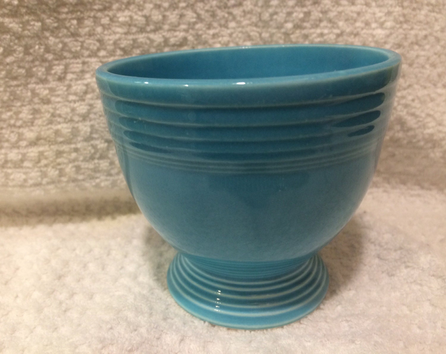 Vintage Turquoise Fiestaware Egg Cup
