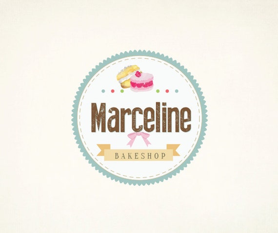 Custom Bakery Logo Design by MaggieArtStudio on Etsy