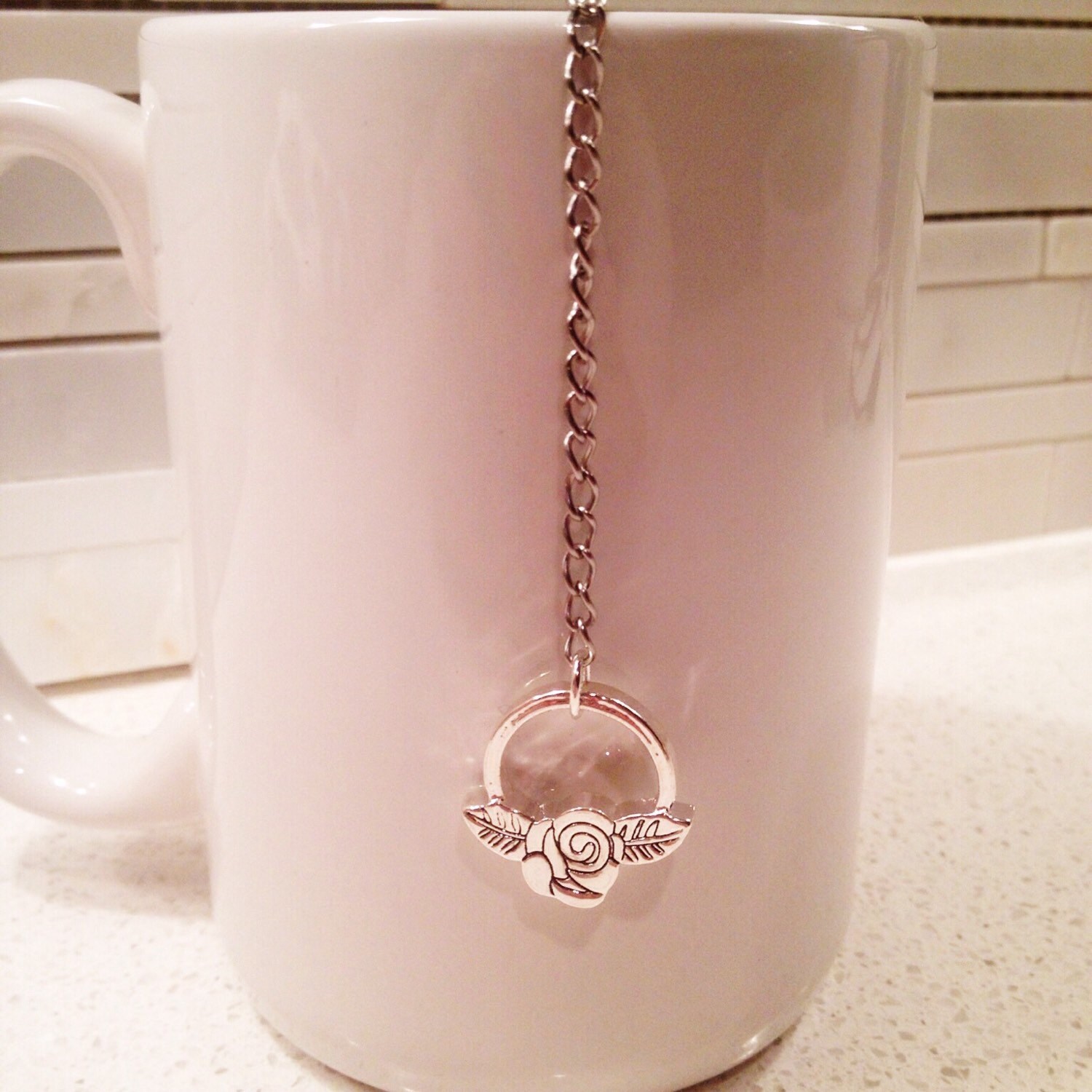 Rose Charm Tea Ball Infuser Cute Tea Infuser Loose Leaf
