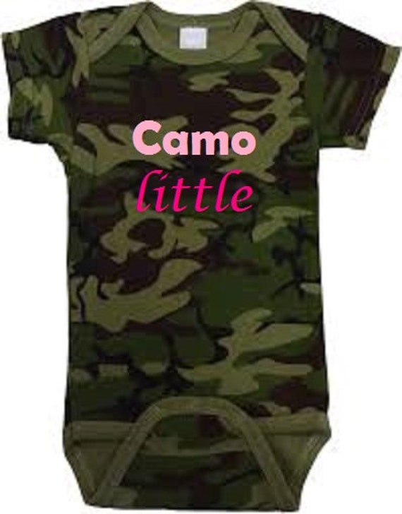 Items similar to Camo Little baby infant onesie boy girl gender neutral