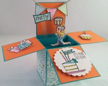 Popular items for pop up box card on Etsy