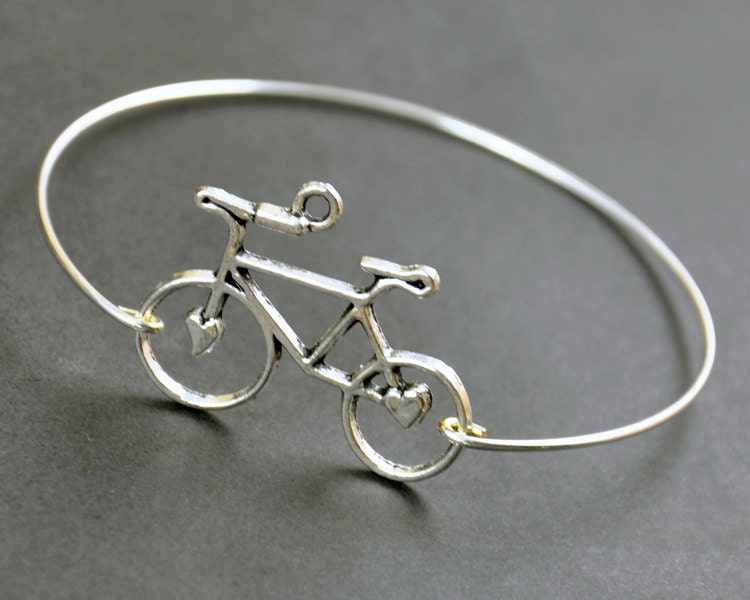 Bike Jewelry Bike bracelet Antique Silver by InitialFashion