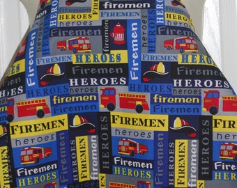 Boy's lined Fire truck / Fireman apron