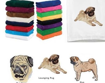 pug towel pug towel etsy pug towel pug towel etsy