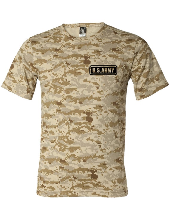 army camouflage t shirt