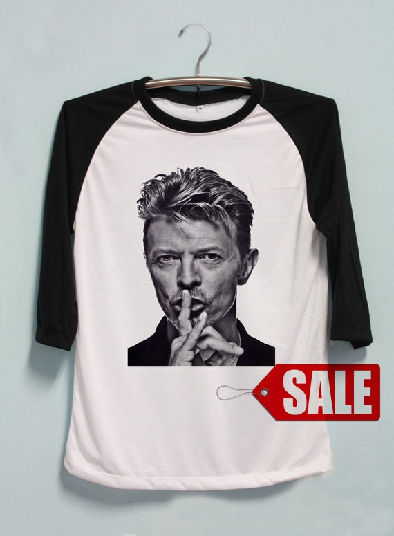 David Bowie Shirt Rock Tshirt Long Sleeve Unisex by Pennapa8899