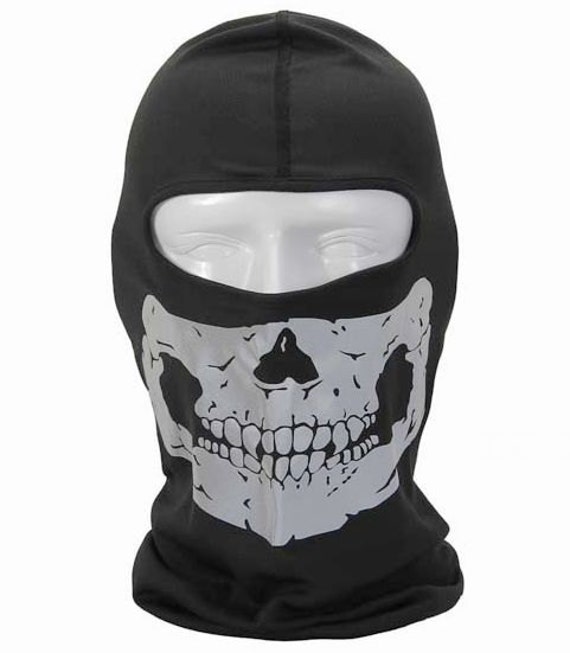 Skull Mask Bandana night reflection Motorcycle Scarf by PainceMask