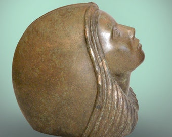 Portrait sculpture femme - Objet d'art