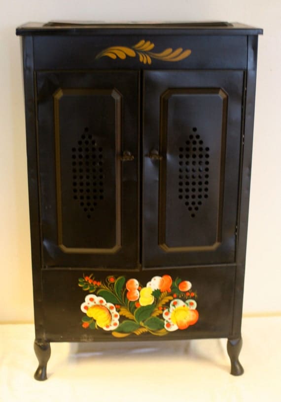 Antique 2Door Vegetable Bin 01 by TinPeddler on Etsy