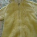 1970s Baby Bunting Bag Vintage Fuzzy Yellow Snowsuit Winter Baby Shower