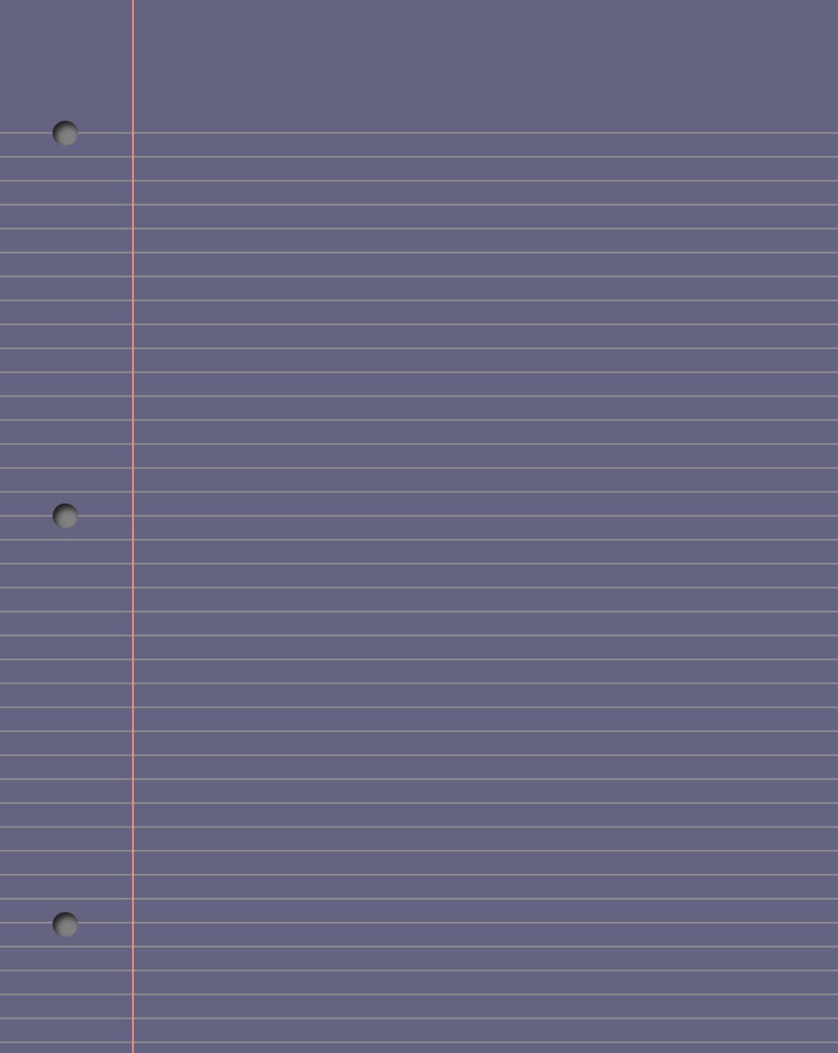 Matte Notebook Paper Digital Notebook Paper, Matte Lined Paper, Ruled