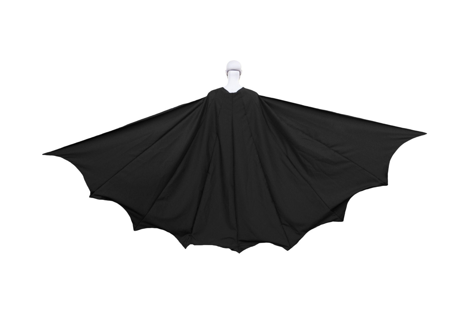 Batman Cape Wide 8 Panel Dark Knight Costume