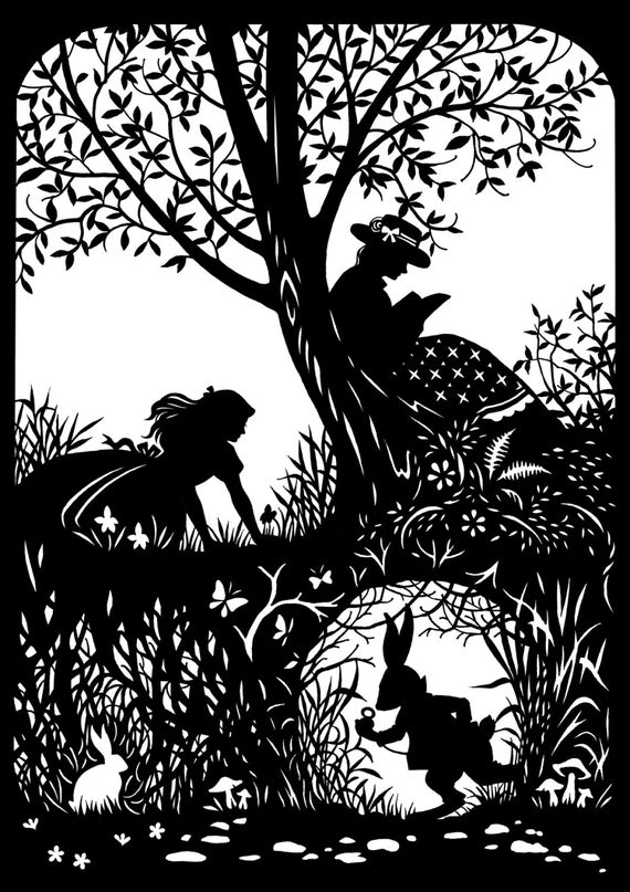 Silhouette Templates For Paper Cutting Items Similar To Alice With Rabbit Paper Cutting On Etsy Silhouette Templates For Paper Cutting Items Similar To Alice With Rabbit Paper Cutting On Etsy