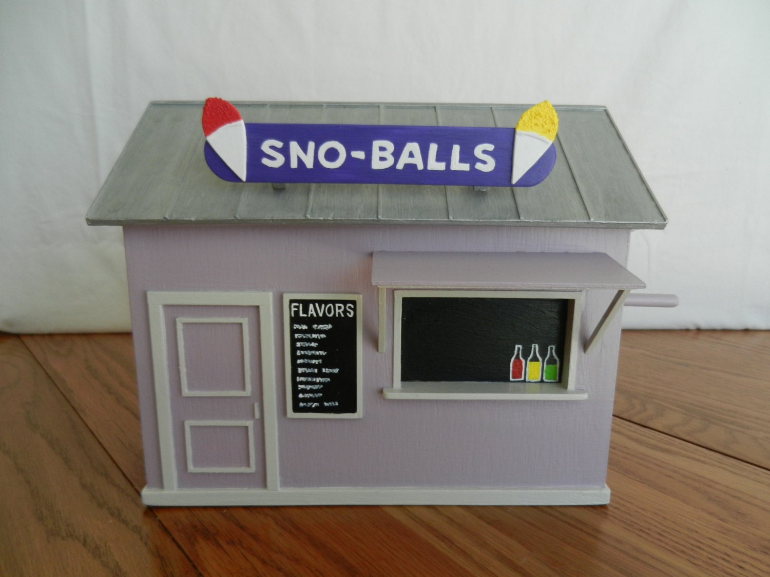 New Orleans Snowball Stand Birdhouse Lavender