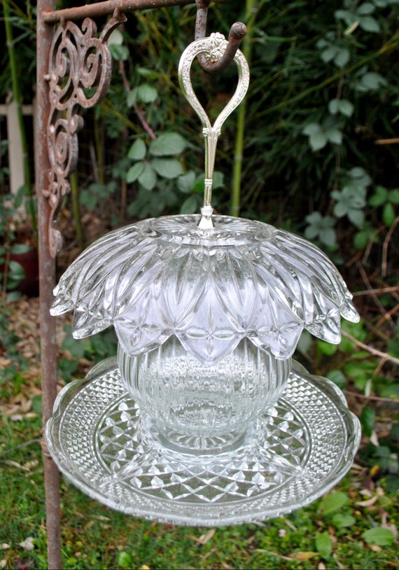 Antique Glass Bird Feeders Pictures