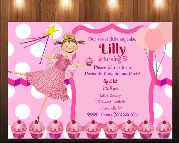 Pinkalicious Party Invitations 6