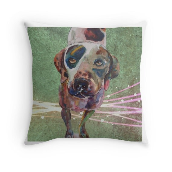 dog portrait cushions