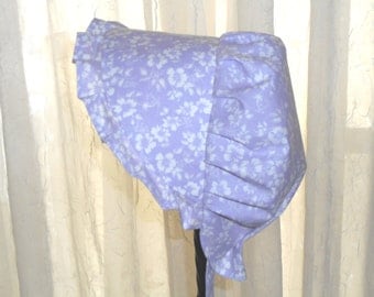 Sunbonnet Lavender Floral Silhouettes Toddler 9 to 24 months LIMITED