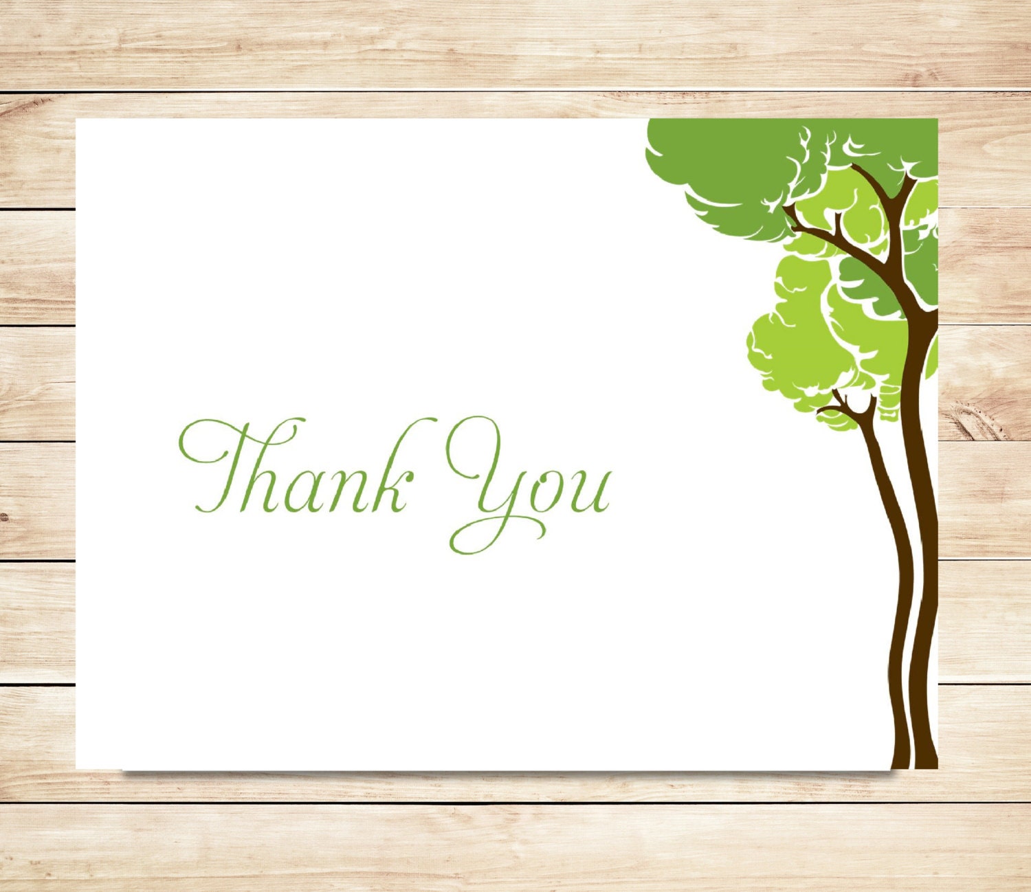 Woodland Tree Thank You Cards