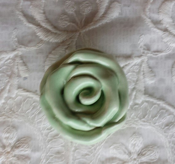 Rose Knobs Mint Green Drawer pulls Hardware Home decor Price