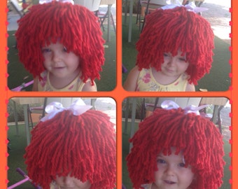 Raggedy Ann/ Andy Beanie/ Hat / Wig - Any Size