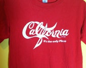 Vintage 1970s California Tshirt sz med. tee