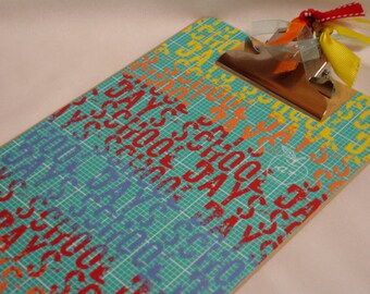 Memo sized TEACHER CLIPBOARD
