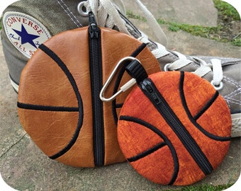 In the Hoop Basketball Pouches Set Machine Embroidery Design Files Instant Download