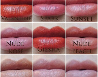 Buy Two On Sale Organic Lipstick Handmade Real Ingredients