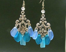 Popular items for seaglass chandelier on Etsy