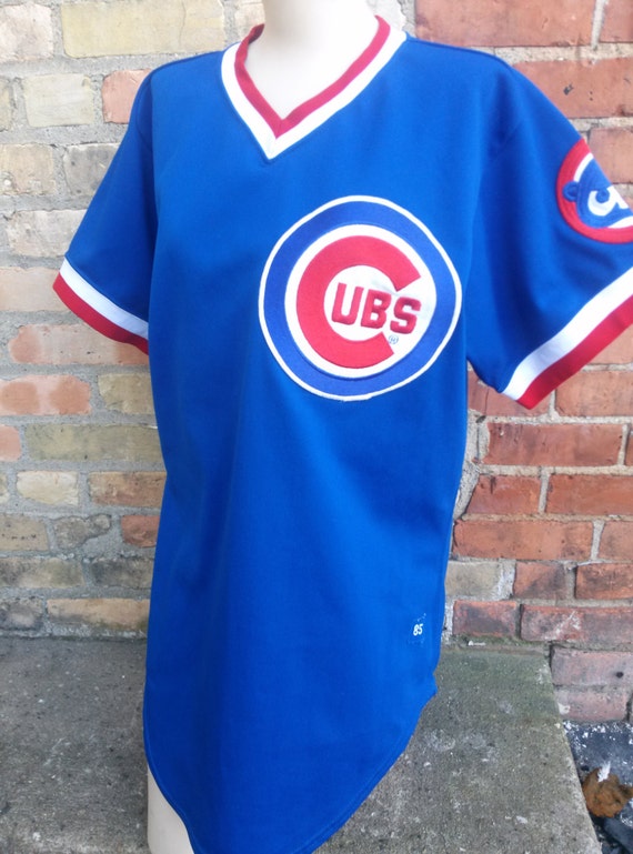 Vintage Baseball Chicago Cubs Practice Jersey 80s 70s by CurvyQ